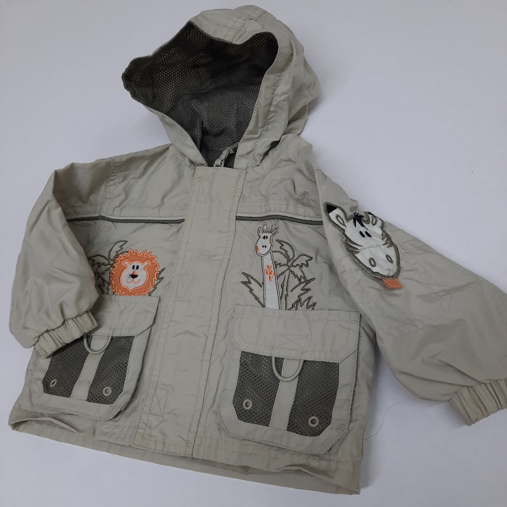 Size 6/9M Safari design jacket Big Chill brand Baby Infant Outerwear Lightweight
